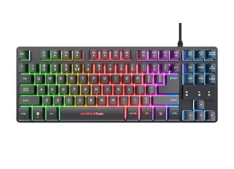 TRUST GXT833 THADO TKL ILLUMINATED KEYBOARD (BLACK)