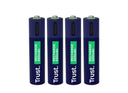 Trust Επαναφορτιζόμενες Μπαταρίες USB-C Rechargeable Batteries AAA 4TMX