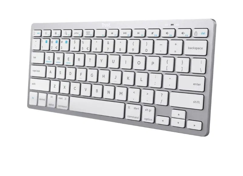 TRUST WIRELESS BLUETOOTH KEYBOARD (SILVER)