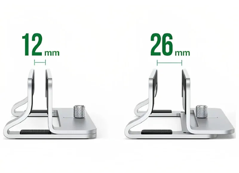 UGREEN ALUMINIUM VERTICAL STAND FOR MACBOOK TABLET - SILVER