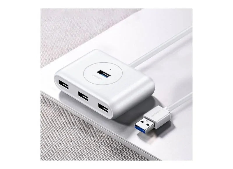 UGREEN HUB - USB-A TO USB-Ax4 (3.0) (WHITE)