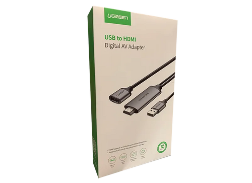 Ugreen Cable Adapter USB to HDMI iOS/Android 1.5m Grey