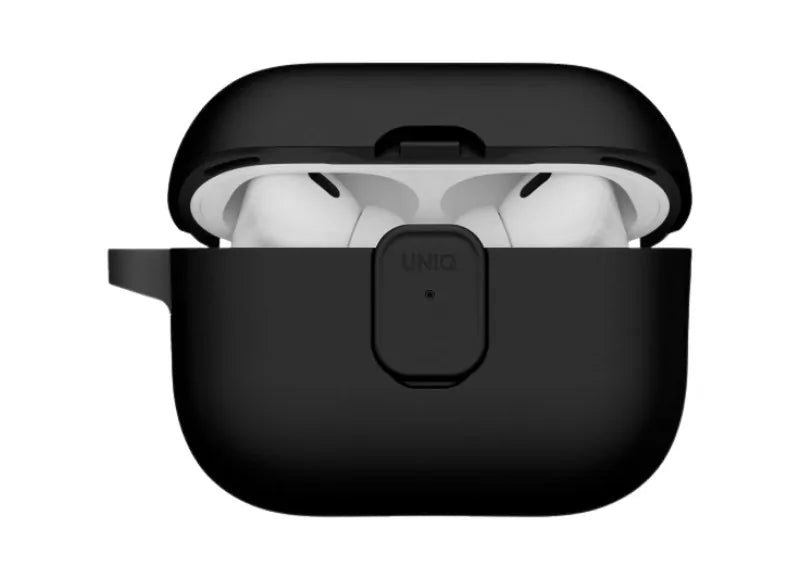 UNIQ CLYDE AIRPODS PRO 3RD GEN LOCK CASE ΘΗΚΗ ΑΚΟΥΣΤΙΚΩΝ (BLACK / DARK GREY)