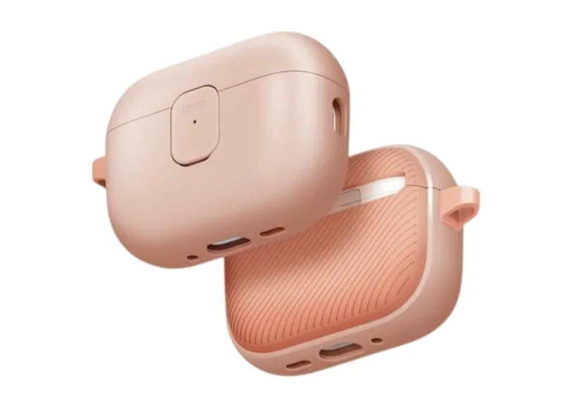 UNIQ CLYDE AIRPODS PRO 3RD GEN LOCK CASE ΘΗΚΗ ΑΚΟΥΣΤΙΚΩΝ (LIGHT PINK / CREPE PINK)
