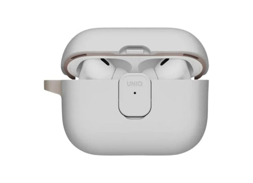 Uniq Θήκη Ακουστικών Clyde για AirPods Pro 3rd Gen Lock Mist Grey / Khaki