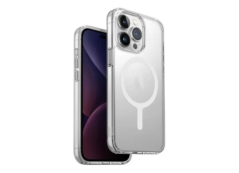 Uniq Case Hybrid for iPhone 15 Pro Magclick Charging Lifepro Xtreme Frost Clear