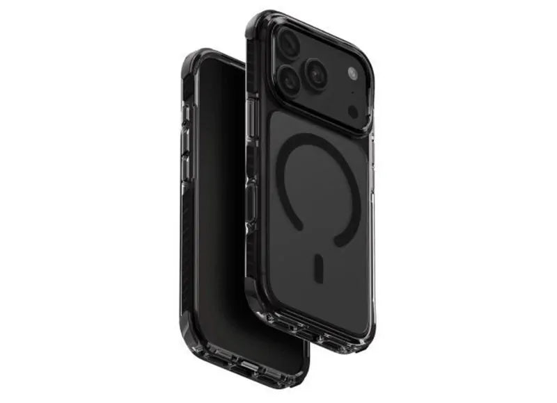 UNIQ HYBRID IPHONE 18 PRO MAGCLICK CHARGING COMBAT PHONE CASE CARBON BLACK
