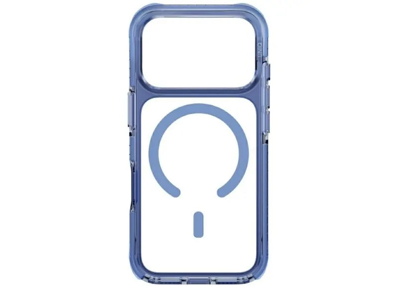UNIQ HYBRID IPHONE 18 PRO MAGCLICK CHARGING COMBAT PHONE CASE POLAR BLUE