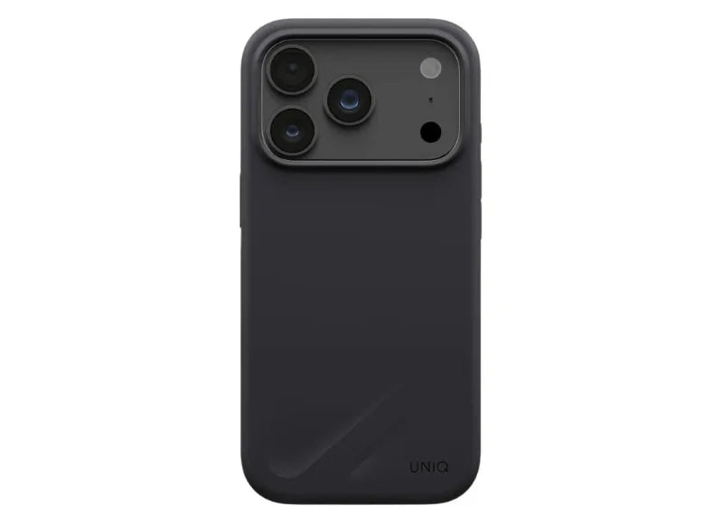 UNIQ HYBRID IPHONE 18 PRO MAGCLICK CHARGING LINO PHONE CASE CHARCOAL GREY