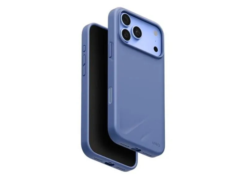 UNIQ HYBRID IPHONE 18 PRO MAGCLICK CHARGING LINO PHONE CASE PEBBLE BLUE