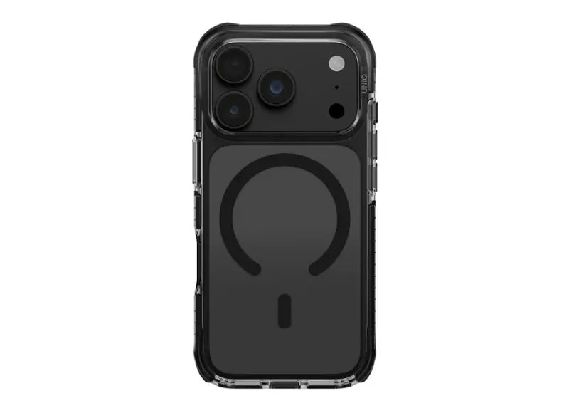 UNIQ HYBRID IPHONE 18 PRO MAX 6.9" MAGCLICK CHARGING COMBAT PHONE CASE CARBON BLACK