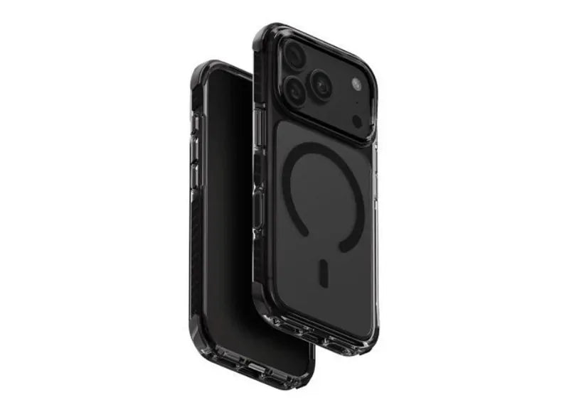 UNIQ HYBRID IPHONE 18 PRO MAX 6.9" MAGCLICK CHARGING COMBAT PHONE CASE CARBON BLACK