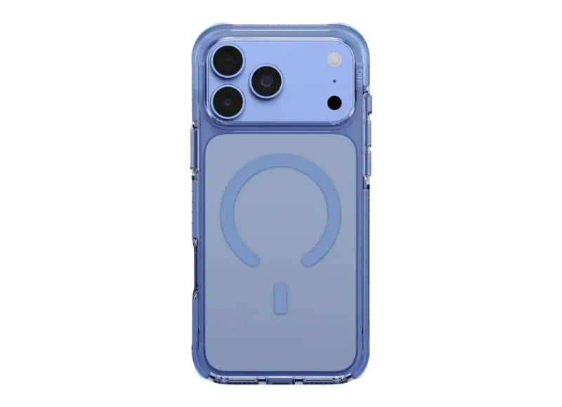 UNIQ HYBRID IPHONE 18 PRO MAX 6.9" MAGCLICK CHARGING COMBAT PHONE CASE POLAR BLUE