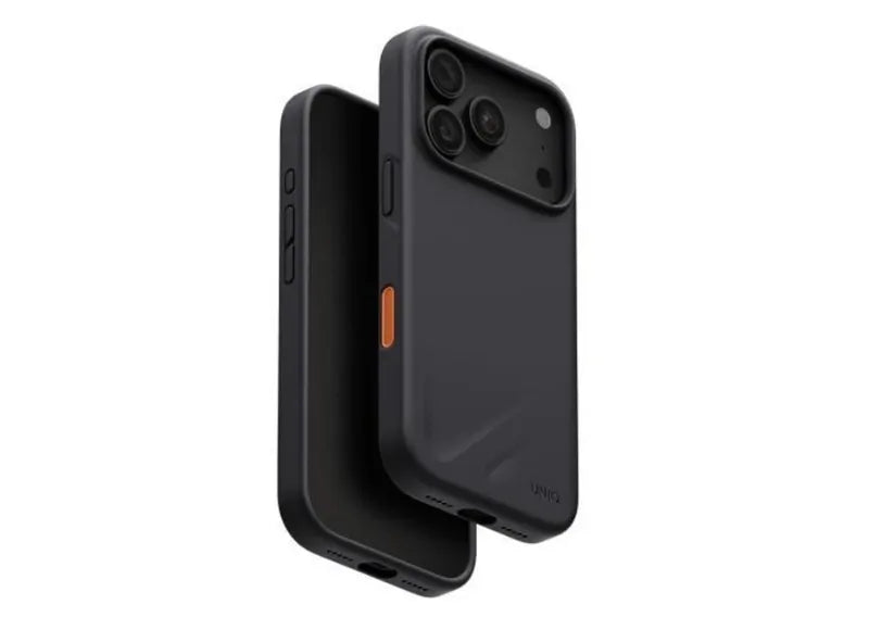 UNIQ HYBRID IPHONE 18 PRO MAX 6.9" MAGCLICK CHARGING LINO PHONE CASE CHARCOAL GREY