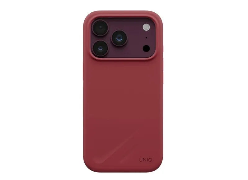 UNIQ HYBRID IPHONE 18 PRO MAX 6.9" MAGCLICK CHARGING LINO ΘΗΚΗ ΚΙΝΗΤΟΥ CRANBERRY RED