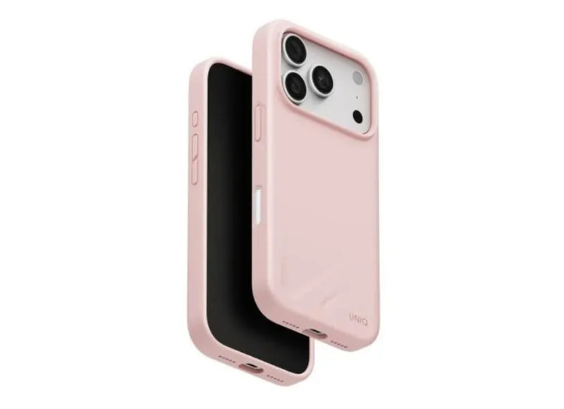 UNIQ HYBRID IPHONE 18 PRO MAX 6.9" MAGCLICK CHARGING LINO PHONE CASE PALE ROSE