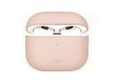 Uniq Earphone Case Lino Hybrid Liquid Silicon for AirPods 4th/5th Gen Pink