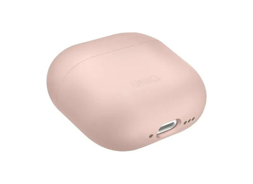 Uniq Earphone Case Lino Hybrid Liquid Silicon for AirPods 4th/5th Gen Pink