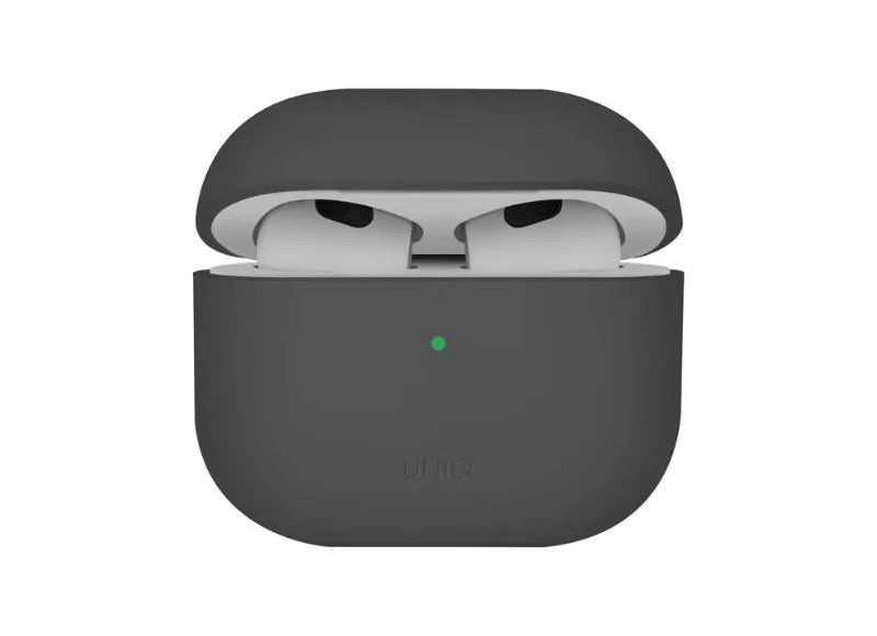 UNIQ LINO HYBRID LIQUID SILICON AIRPODS 4TH/5TH GEN EARPHONE CASE (GREY)