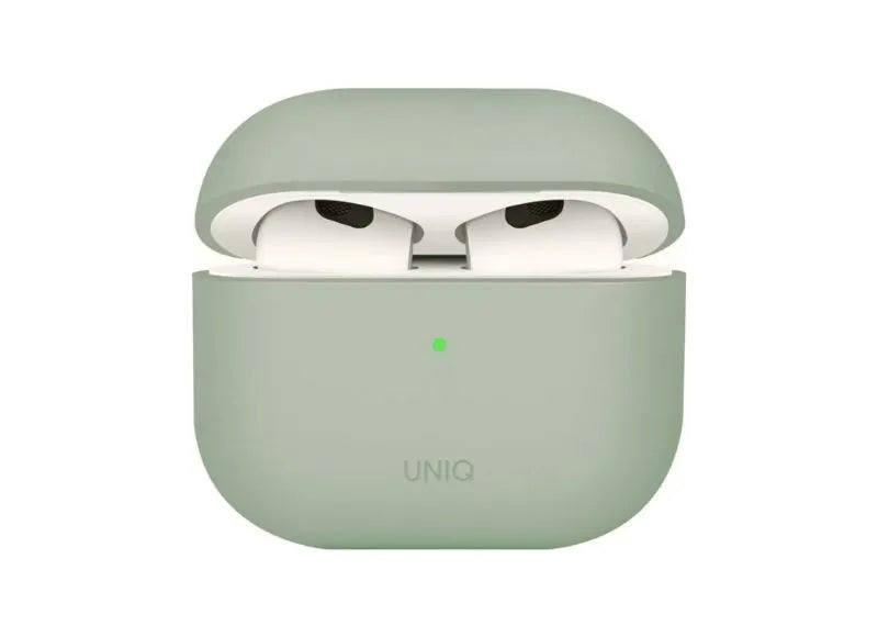 UNIQ LINO HYBRID LIQUID SILICON AIRPODS 4TH/5TH GEN ΘΗΚΗ ΑΚΟΥΣΤΙΚΩΝ (ICEPLANT GREEN)