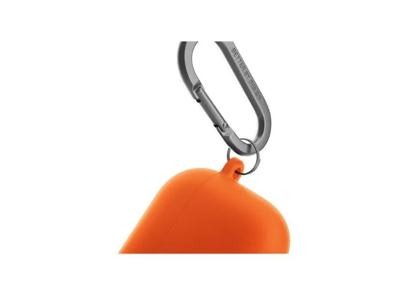 UNIQ 'NEXO' ACTIVE HYBRID SILICONE ΘΗΚΗ ΑΚΟΥΣΤΙΚΩΝ ΓΙΑ APPLE AIRPODS 4/5 ΜΕ SPORTS EAR HOOKS (ORANGE)
