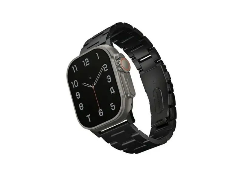 Uniq Strap Osta for Apple Watch Steel With Self Adjustable Links 49/45/44/42mm Midnight