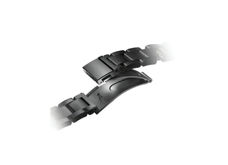 UNIQ OSTA APPLE WATCH STEEL STRAP WITH SELF ADJUSTABLE LINKS 49/45/44/42MM MIDNIGHT