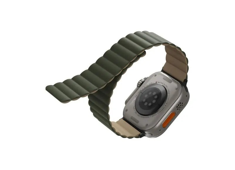 Uniq Strap Revix Reversible Magnetic for Apple Watch 49/45/44/42mm Moss Green