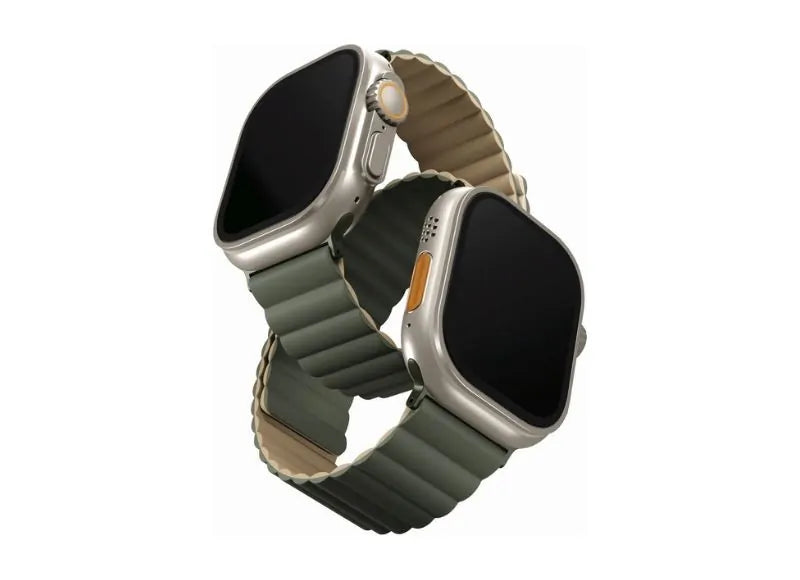 Uniq Strap Revix Reversible Magnetic for Apple Watch 49/45/44/42mm Moss Green