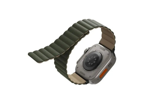 Uniq Strap Revix Reversible Magnetic for Apple Watch 49/45/44/42mm Moss Green