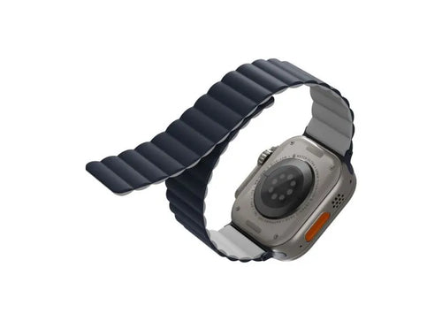 Uniq Strap Revix Reversible Magnetic for Apple Watch 49/45/44/42mm Storm Blue