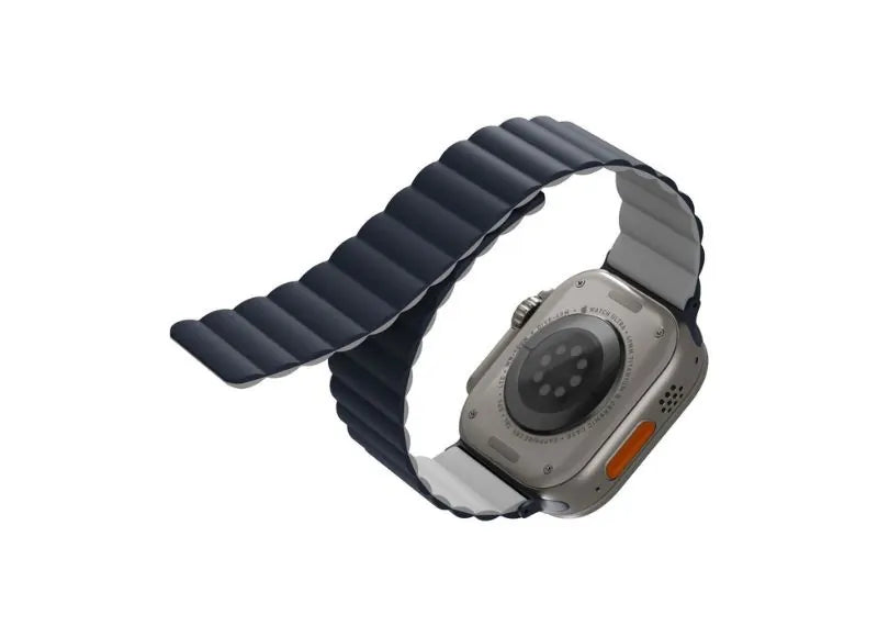 UNIQ REVIX REVERSIBLE MAGNETIC APPLE WATCH STRAP 49/45/44/42MM (STORM BLUE)