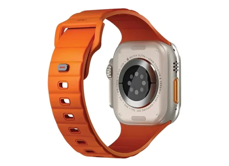 UNIQ STRIDE FKM RUBBER STRAP FOR APPLE WATCH 49/45/44/42MM ΛΟΥΡΑΚΙ ΕΞΥΠΝΟΥ ΡΟΛΟΓΙΟΥ (ORANGE)