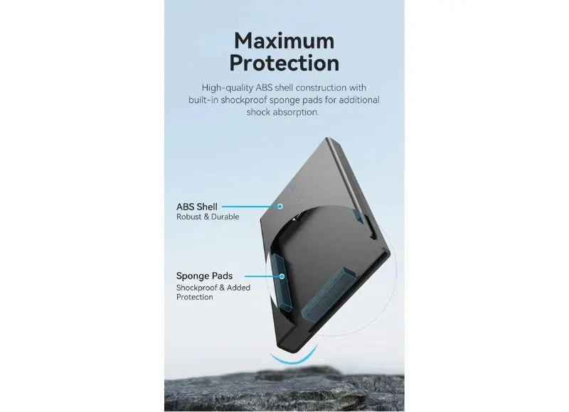 VENTION Case for 2.5" SATA Hard Drive with USB 3.1 connection (BLACK)
