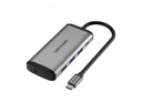 Vention USB Hub Metal USB-C σε HDMI/3-USB 3.0/PD Γκρι