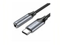 VENTION JACK ADAPTER 3.5MM TO USB-C MALE (BLACK/GREY)