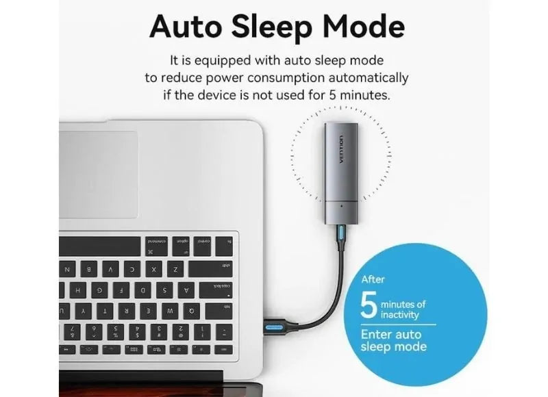 VENTION M.2 NGFF Θήκη για Σκληρό Δίσκο SSD USB 3.1 GEN 1-C (GRAY ALUMINUM)