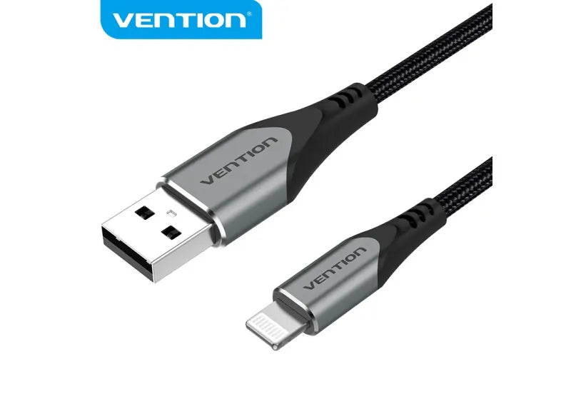 VENTION USB-A 2.0 TO LIGHTNING CABLE 1M (ALUMINUM GRAY)