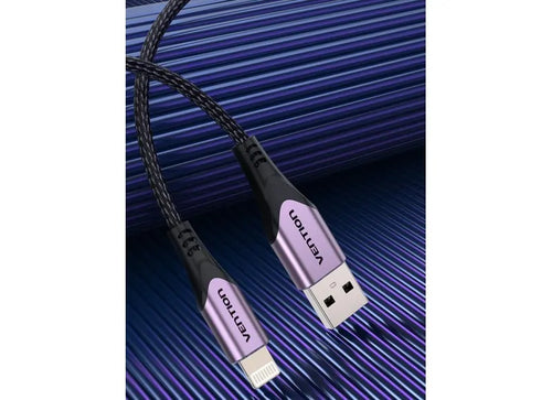 Vention Καλώδιο USB-A 2.0 σε Lightning 1m Aluminum Purple
