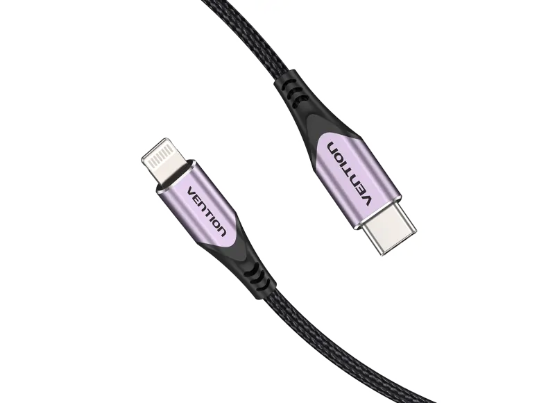 VENTION USB-C 2.0 TO LIGHTNING CABLE 1M (ALUMINUM PURPLE)