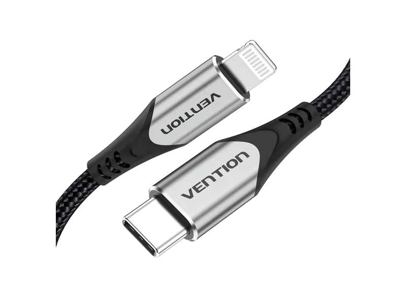 VENTION USB C TO LIGHTNING MFI CABLE 1M (GRAY)