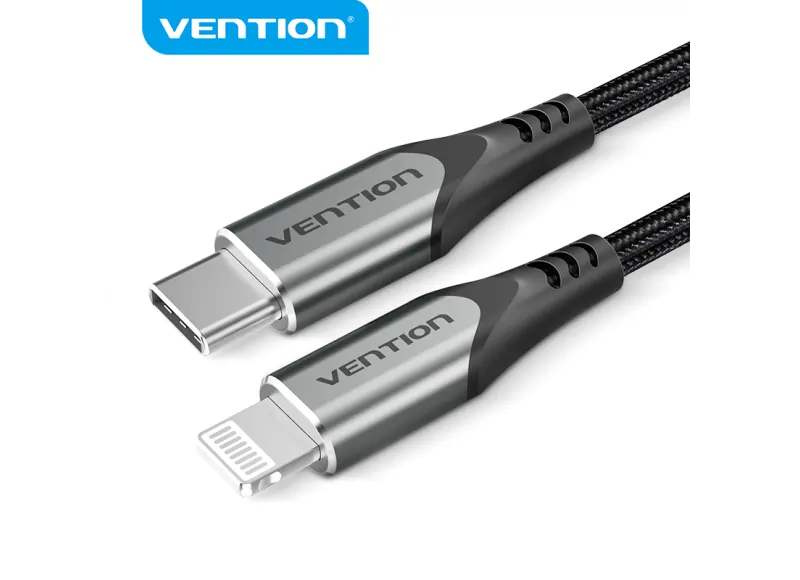 Vention Καλώδιο USB-C σε Lightning MFi 2m Γκρι