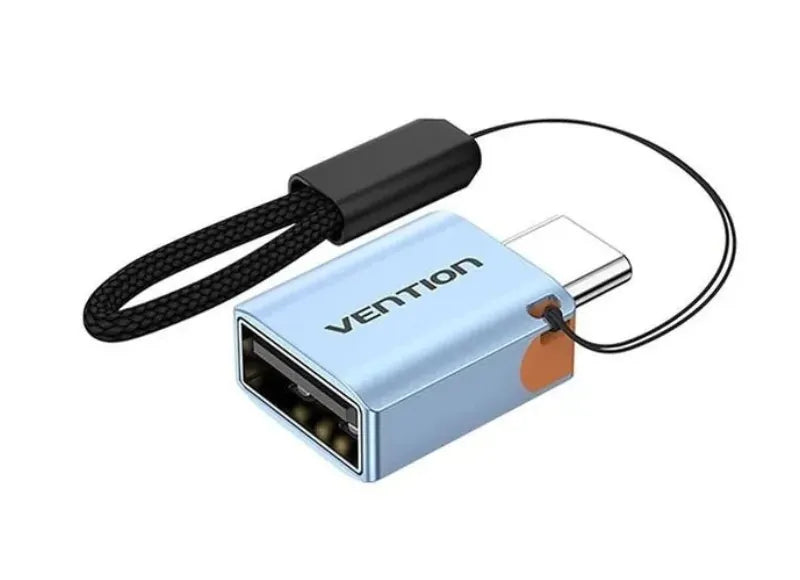 VENTION USB-C ΣΕ USB-A USB 3.1 OTG ADAPTER ΑΝΤΑΠΤΟΡΑΣ ΓΚΡΙ