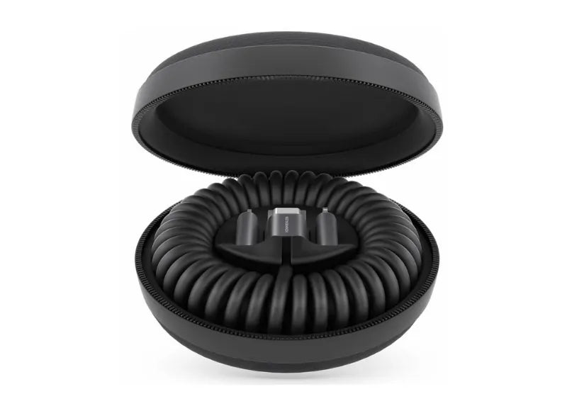Vonmählen Καλώδιο Spiral USB σε Lightning, USB-C, Micro USB 1.2m Μαύρο