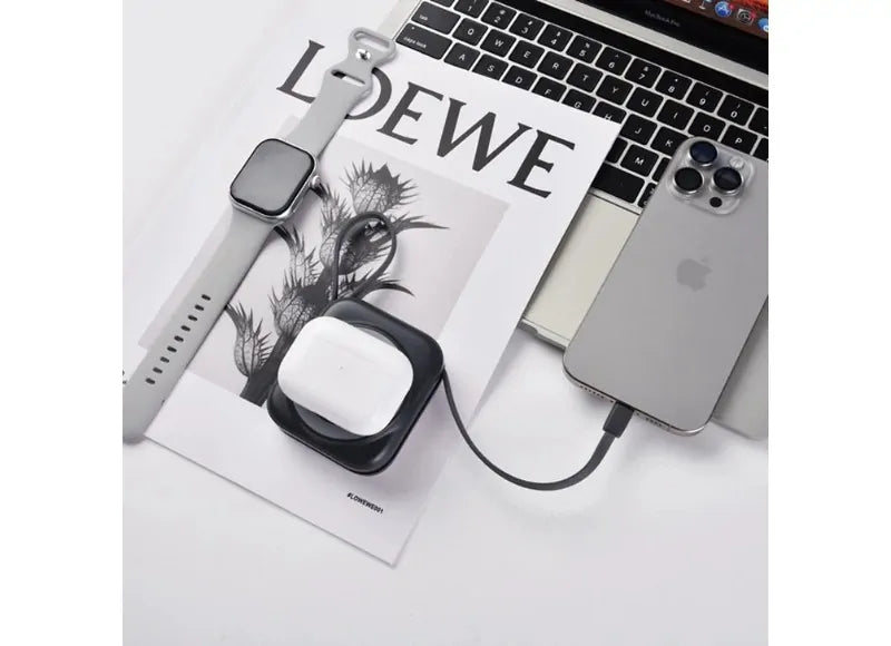 WIWU CUBE POWER BANK 22.5W WIRELESS CHARGER (GREY)