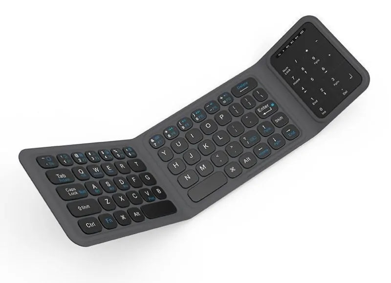 WIWU FMK-05 FOLDABLE WIRELESS KEYBOARD ΑΣΥΡΜΑΤΟ ΠΛΗΚΤΡΟΛΟΓΙΟ GREY (@)