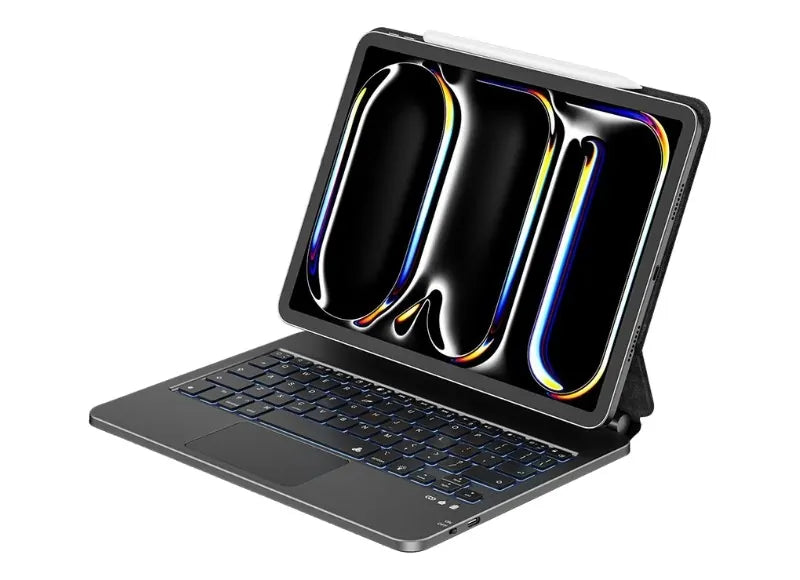 WIWU MAGIC KEYBOARD FOR IPAD 10.9/11 INCH & 11 AIR 2024 ΠΛΗΚΤΡΟΛΟΓΙΟ (BLACK)