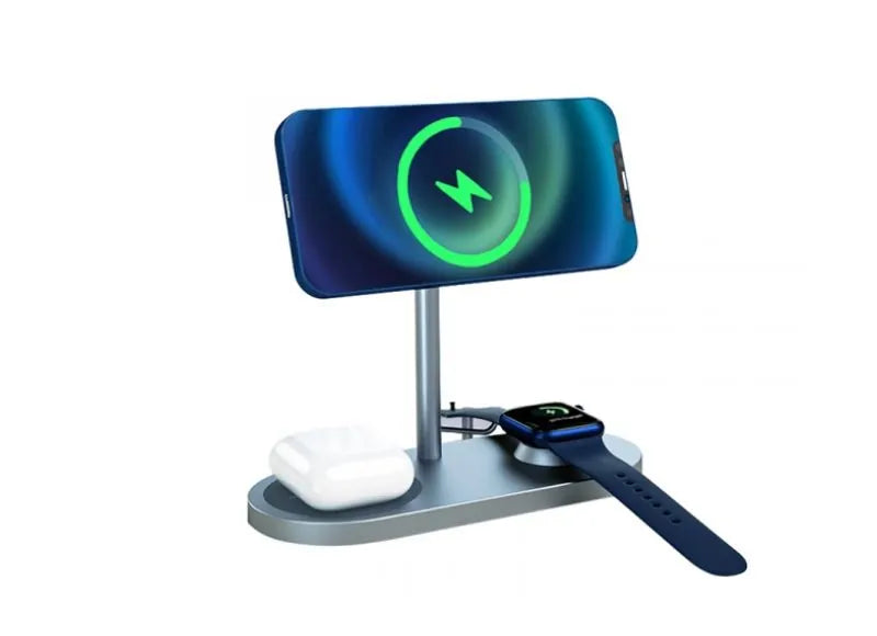 WiWU Ασύρματος Φορτιστής Power Air 3-in-1