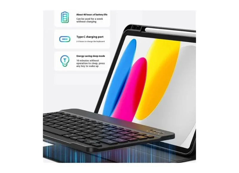WIWU PROTECTIVE KEYBOARD CASE 10.2 / 10.5'' (BLACK)