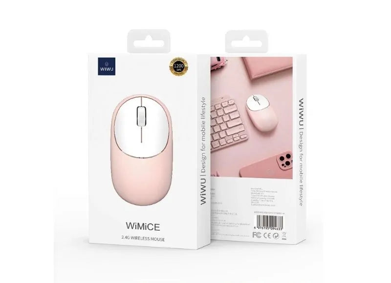 WIWU WIMICE 2.4G WIRELESS MOUSE (PINK)